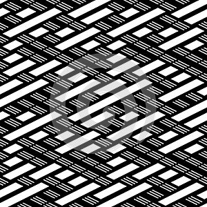 Repeated monochrome pattern, modern stylish image.