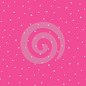 Repeated round spots. Seamless pattern with irregular polka dots.