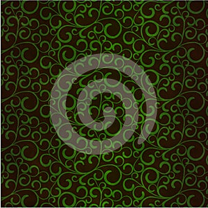 Repeating abstract background with curl