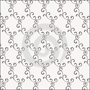 Repeating abstract background with curl