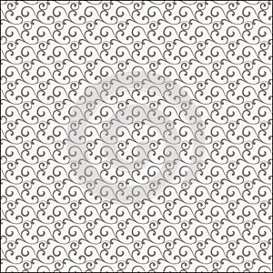 Repeating abstract background with curl