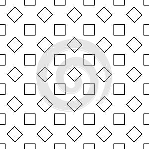 Repeating abstract monochrome square pattern background design