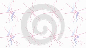 Abstract Geometric Pattern in Pink and Blue