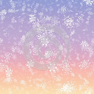 Repeating background with snowflake