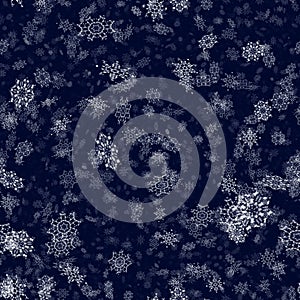 Repeating background with snowflake