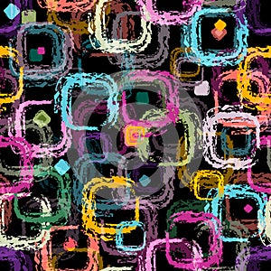 Repeating black pattern