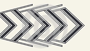 Repeating Chevron Arrow Pattern. Bold Geometric Directional Design. vector design Generative AI