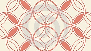 Repeating Circular Geometric Pattern. Elegant Abstract Background. vector design Generative AI