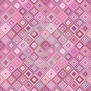 Repeating diagonal square pattern - vector mosaic background graphic