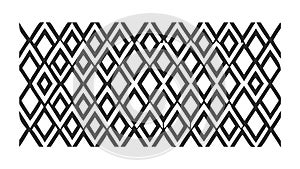 Repeating Diamond Grid Abstract Pattern, vector design Generative AI