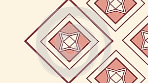 Repeating Diamond Shapes Seamless Pattern: Classic Geometric Design, vector design Generative AI