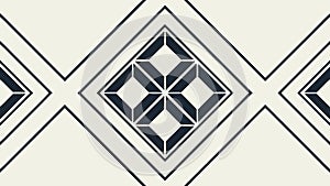 Repeating Diamond & X-Shape Pattern: Modern Geometric Art, vector design Generative AI