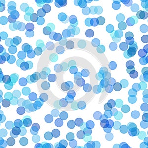 Repeating dot background pattern - vector graphic from circles with opacity effect