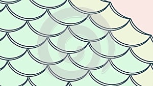 Repeating Fish Scale Pattern, Ocean Texture Vector, Aquatic, vector design Generative AI