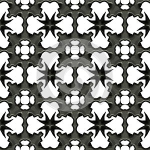 Repeating forged metal lattice background