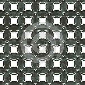 Repeating forged metal lattice background