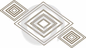 Repeating Geometric Diamond Patterns Abstract Modern Design vector design Generative AI