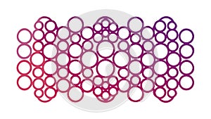 Repeating Geometric Dot Mesh Abstract Vector Pattern, vector design Generative AI