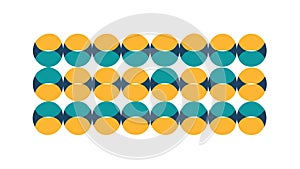 Repeating Geometric Hexagon Tile Vector Pattern, vector design Generative AI