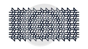 Repeating geometric pattern, textured abstract design, vector design Generative AI