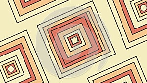 Repeating geometric square pattern, modern art and decorative design, vector design Generative AI