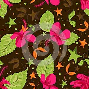 Repeating joyful refreshing design for drop cloth, apron, wall tapestry