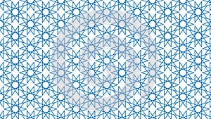 Repeating Pattern of Abstract Colorful Star and Hexagon Vector