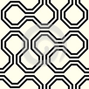 Repeating pattern of Peano Curve lines design