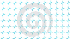 Repeating Pattern of White and Light Blue Rounded Squares abstract background