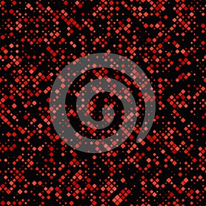 Repeating red diagonal square mosaic pattern background