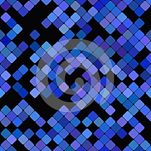 Repeating rounded square mosaic pattern background