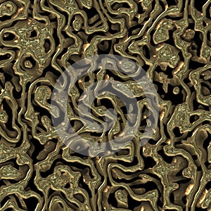 Repeating smelted metal background