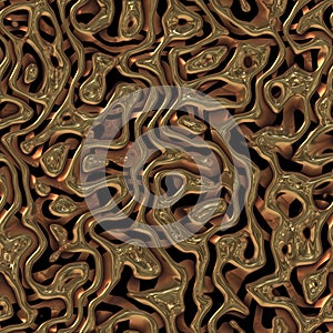 Repeating smelted metal background