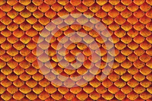 Repeating snake skin pattern