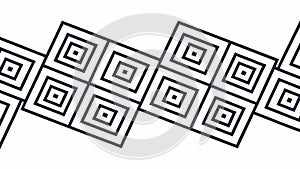 Repeating Square Geometric Pattern Vector, vector design Generative AI