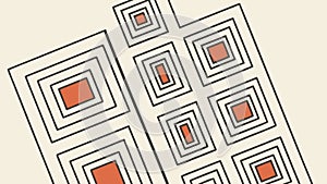 Repeating Square Pattern, Geometric Abstract Design, vector design Generative AI