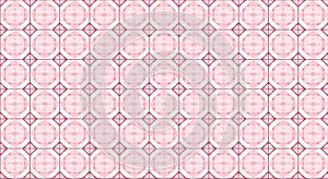 Abstract Pink Geometric Tile Pattern