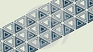 Repeating Triangle Pattern. Seamless Geometric Background, vector design Generative AI