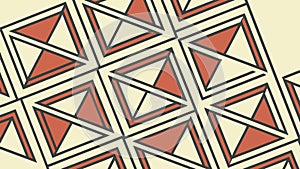 Repeating Triangular Geometric Pattern Abstract Modern Design, vector design Generative AI