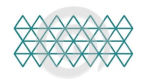 Repeating Triangular Grid Pattern Vector, vector design Generative AI