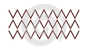 Repeating Zigzag Pattern - Dynamic, Modern Abstract Design Element, vector design Generative AI