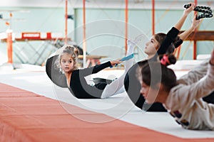 Repeats of another exercise gymnastics