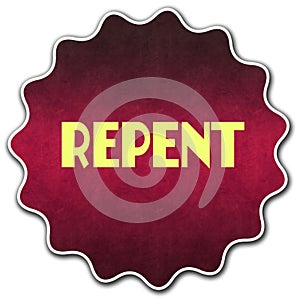 REPENT round badge