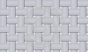 repetitive monochrome braiding pattern photo