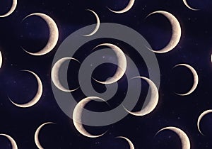 The repetitive pattern creates a sense of endless space and calm