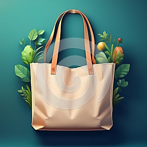 Rephrase the concept of a tote bag sample visualization