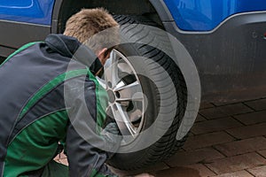 Replace summer tires against winter tires