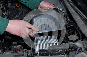 Replacement of air filter