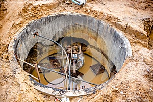 Replacement and repair of obsolete water pipes in the well