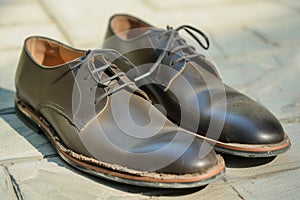 replacing wornout soles on mens dress shoes